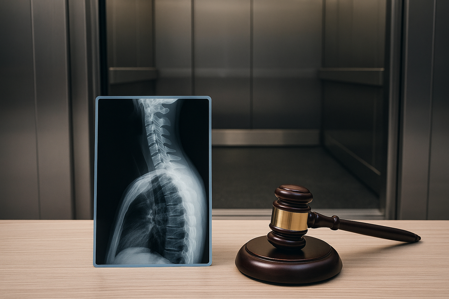 Spine Injury in a Los Angeles High-Rise Elevator Malfunction