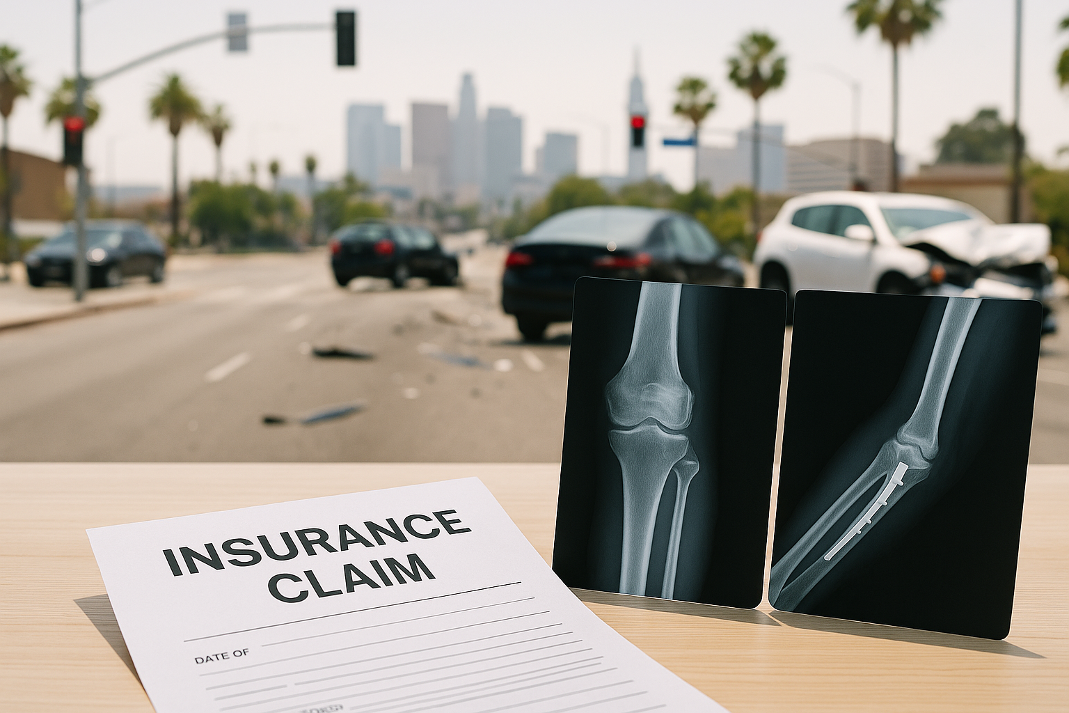How Insurance Adjusters Handle Leg and Arm Injury Claims After California Car Accidents