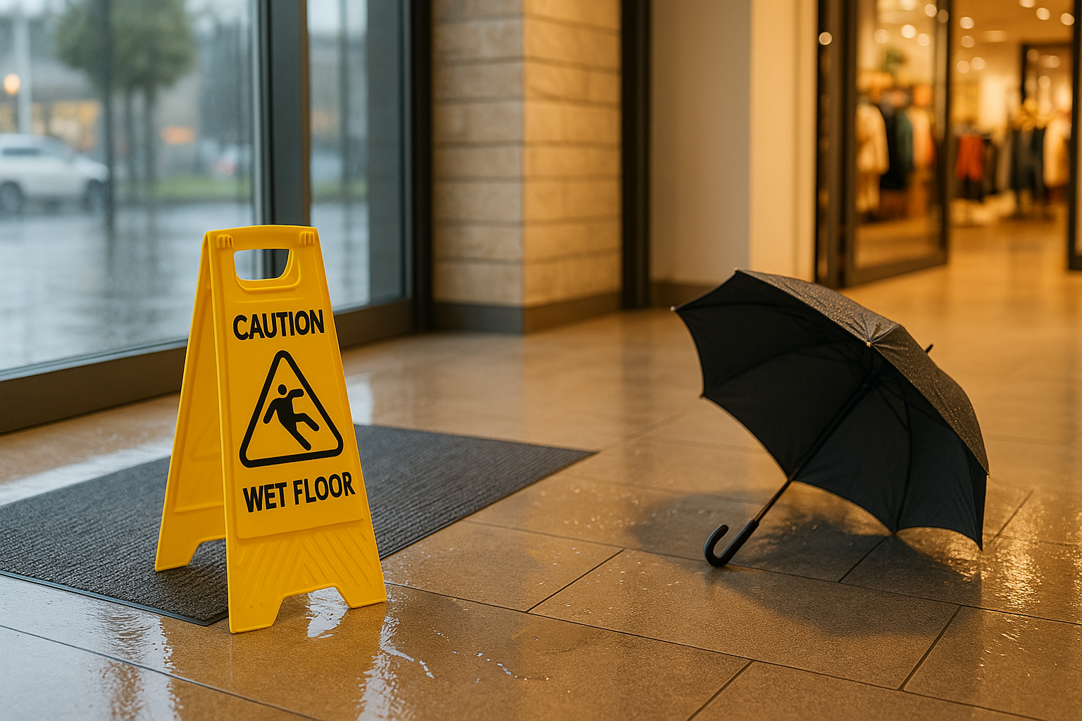 Wet Floor Slip and Fall Cases in Rainy San Rafael Malls