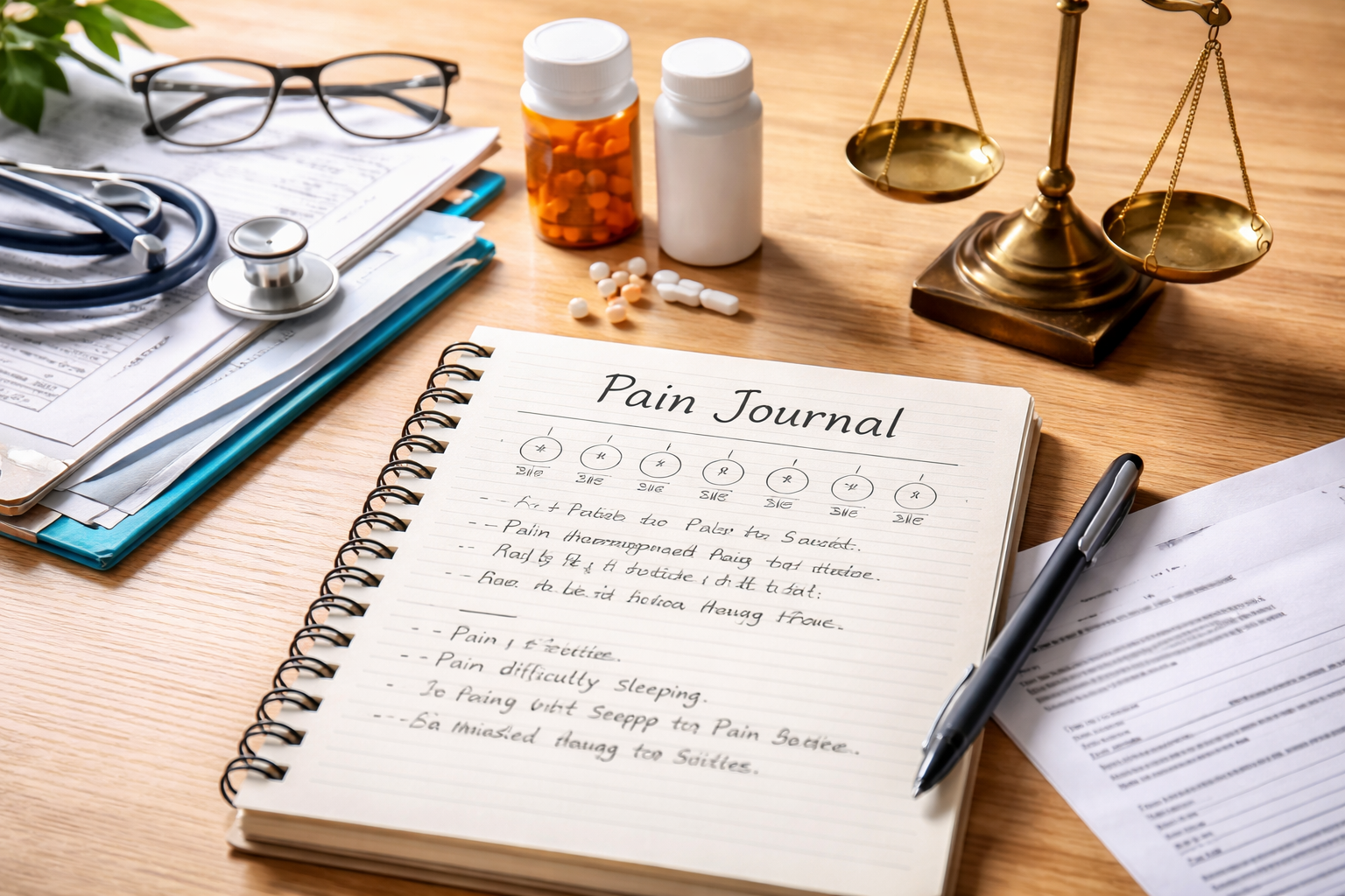 How to Document Pain and Suffering After an Accident