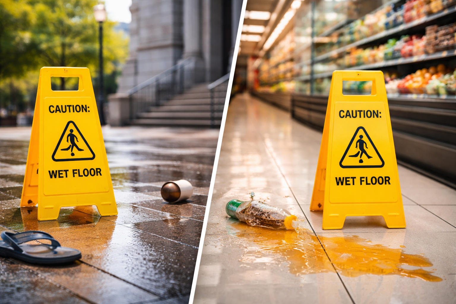 Slip and Fall Injuries in Public vs. Private Property