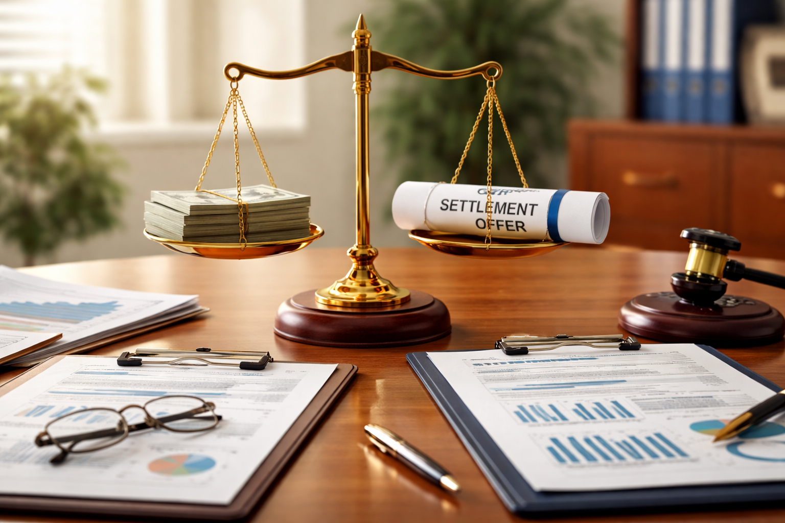 When to accept or push back a settlement offer